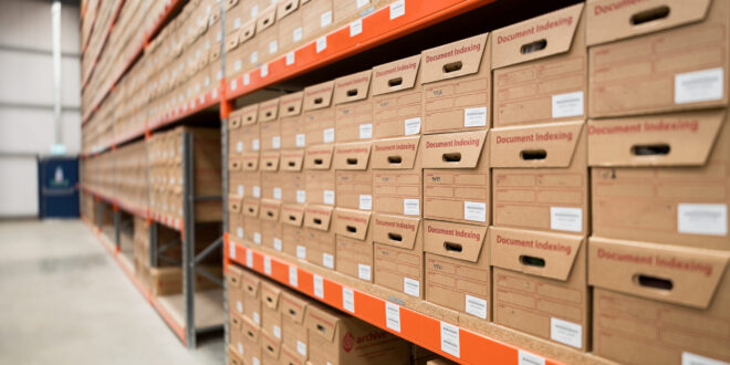 Archive Management File Boxes